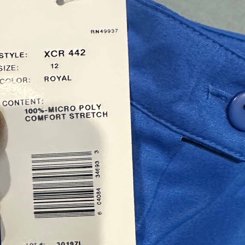 Tail Women's Bright Blue Capris Size 12 NEW - Picture 3 of 4